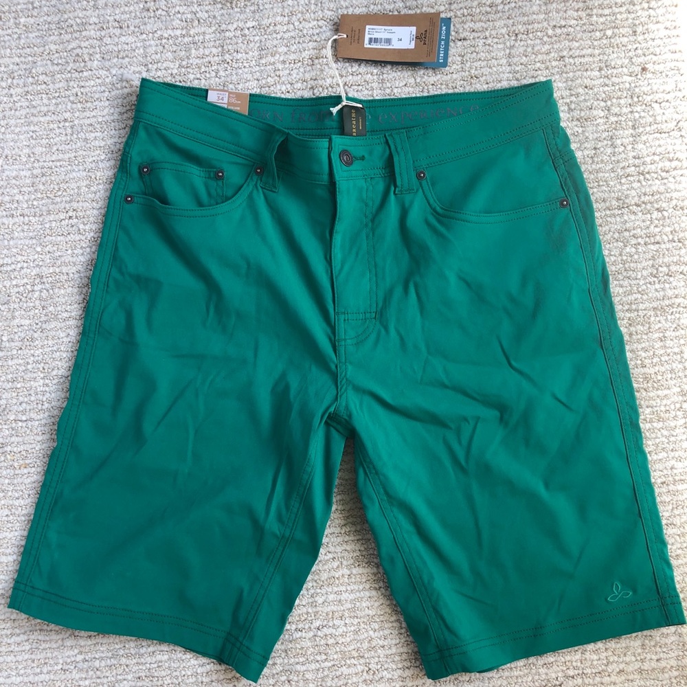 PRANA Brion Shorts Mens 34 NWT